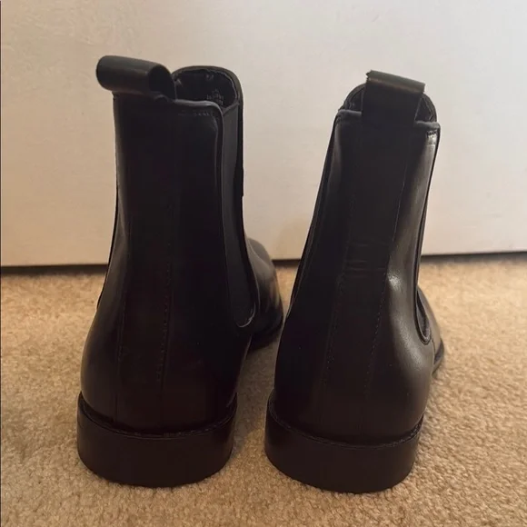 River Island Black Leather Chelsea Cooper Boots - Picture 3 of 7